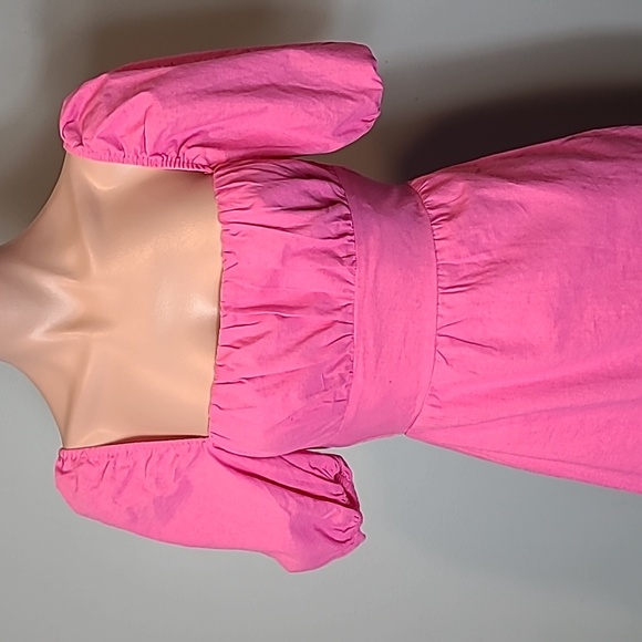 Hello Molly Prove Yourself Hot Pink Dress Size XS Bohemian Wedding Vacation Mini - Picture 2 of 10